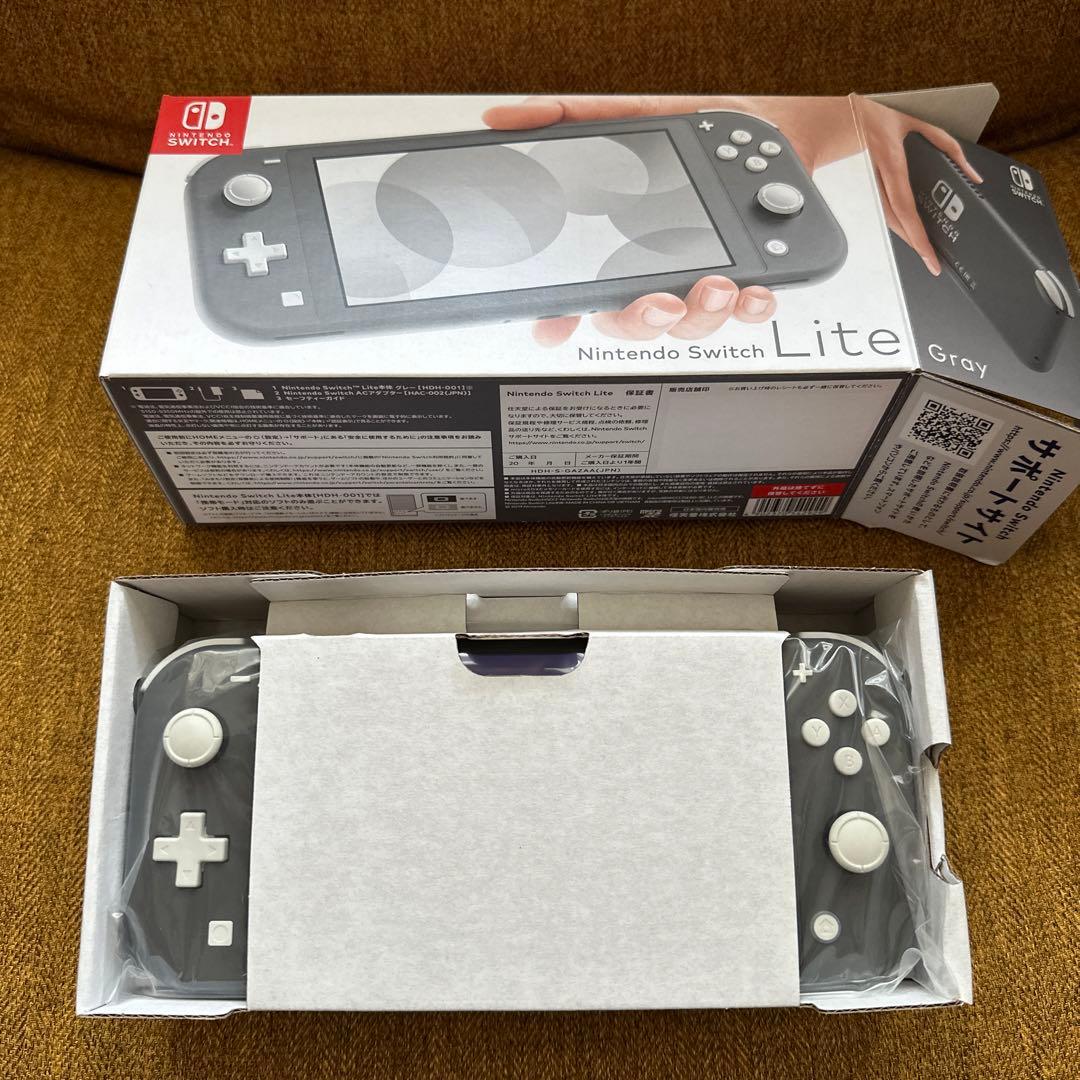 【プロフィール必読_moni】NintendoSwitch Liteグレー