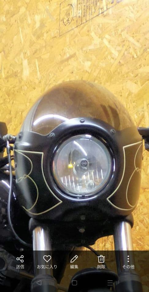 アレンネスフェアリングカウル 取り付けステー付（フォーク径49mm）