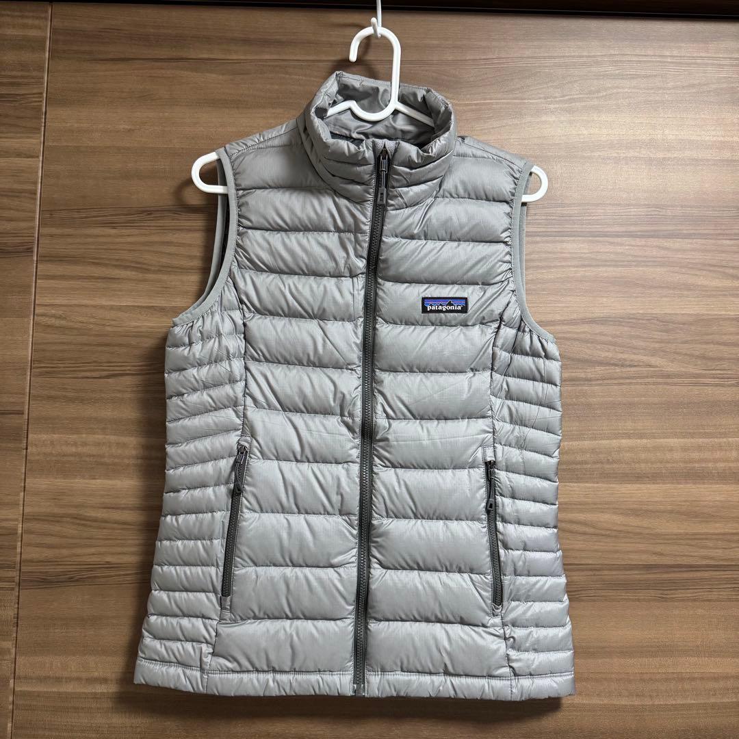 patagonia ダウンベスト XS シルバーグレー