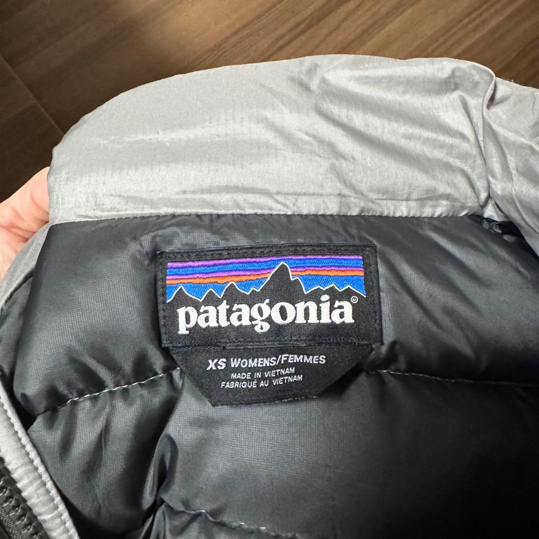 patagonia ダウンベスト XS シルバーグレー