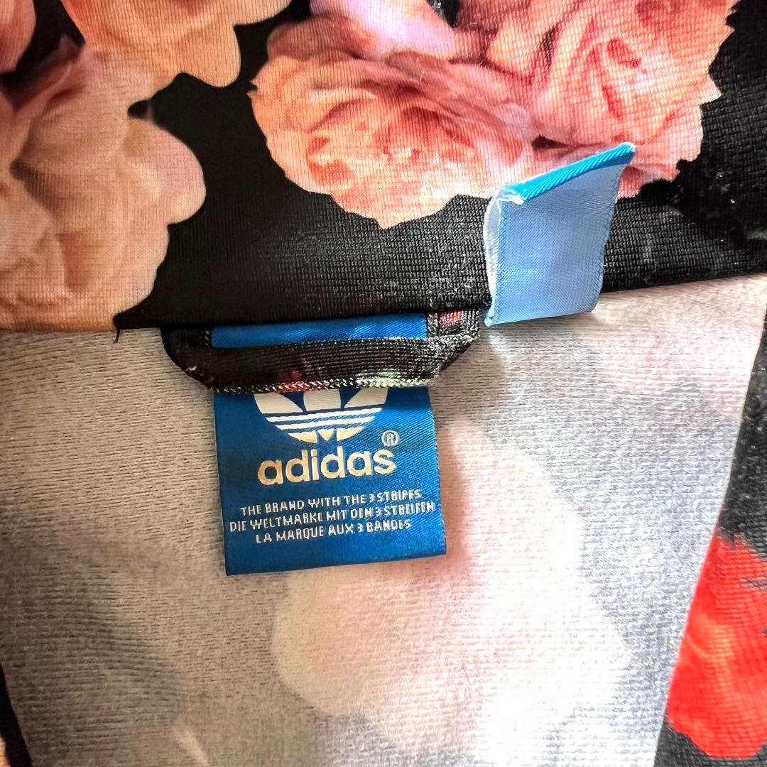 完売 RITA ORA着用 【adidas】 トラックジャケット　薔薇花柄　OT