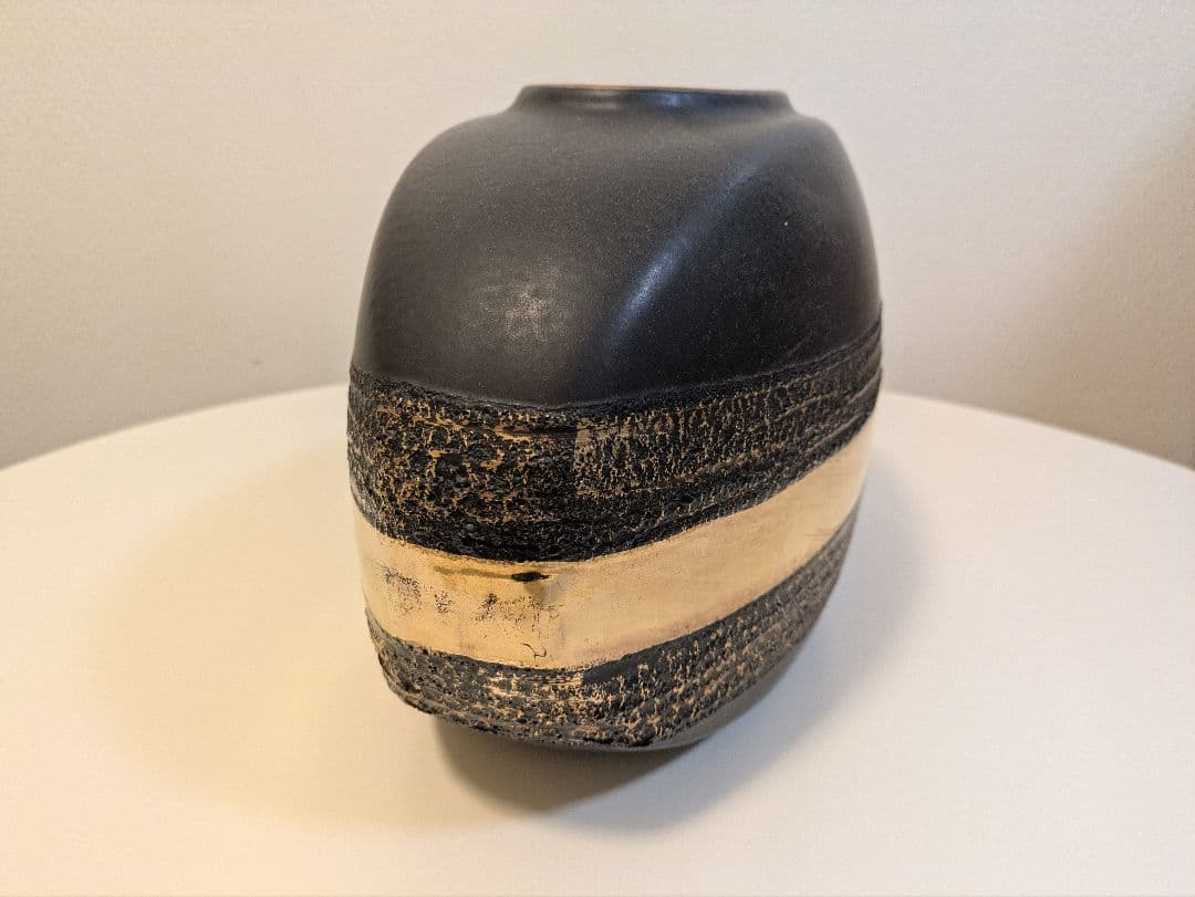 ヴィンテージ フラワーベース 陶器 ミッドセンチュリー ドイツ FatLava