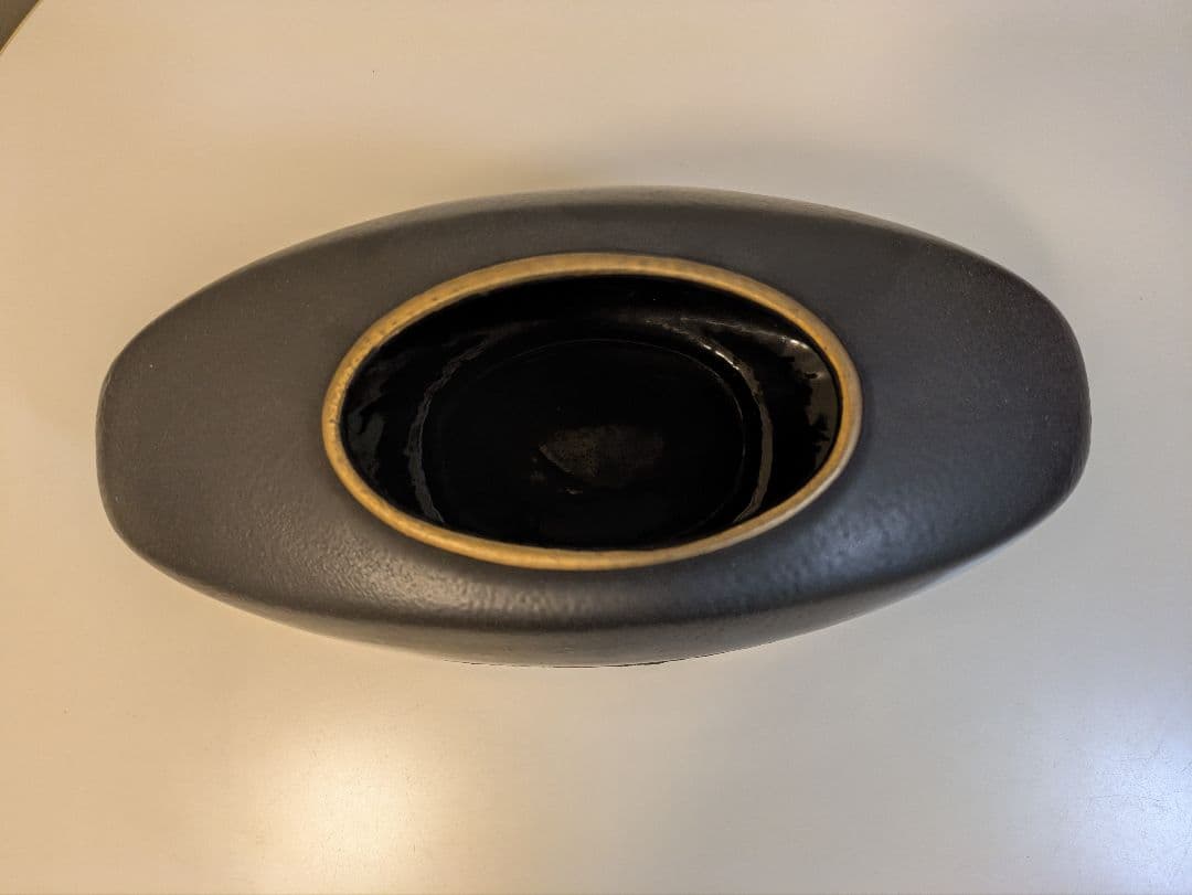 ヴィンテージ フラワーベース 陶器 ミッドセンチュリー ドイツ FatLava