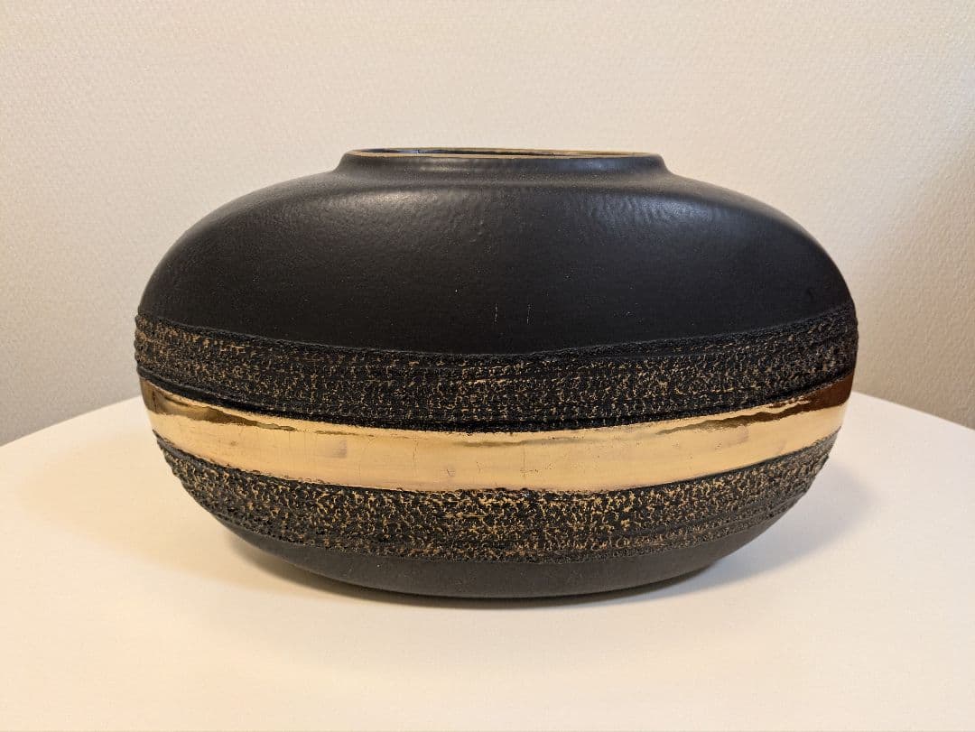 ヴィンテージ フラワーベース 陶器 ミッドセンチュリー ドイツ FatLava