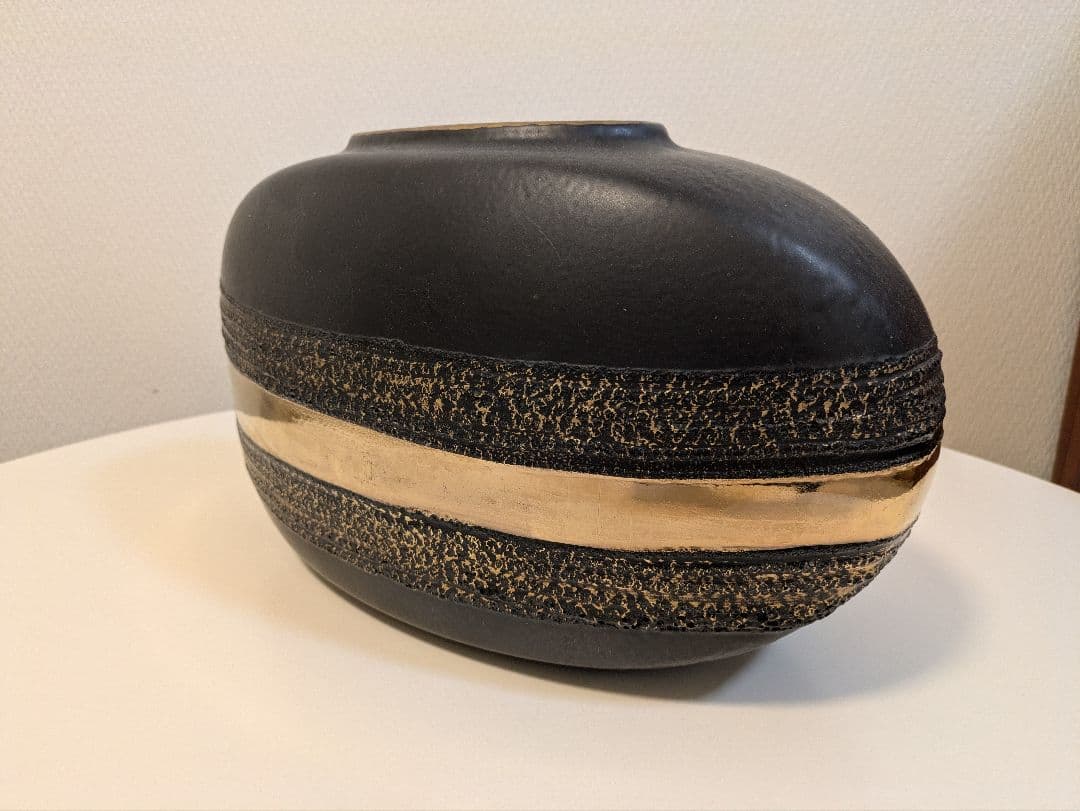 ヴィンテージ フラワーベース 陶器 ミッドセンチュリー ドイツ FatLava