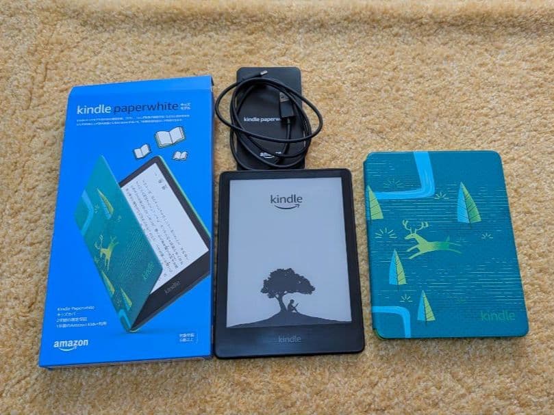 広告無し　Kindle Paperwhite キッズモデル 11世代　カバー付き