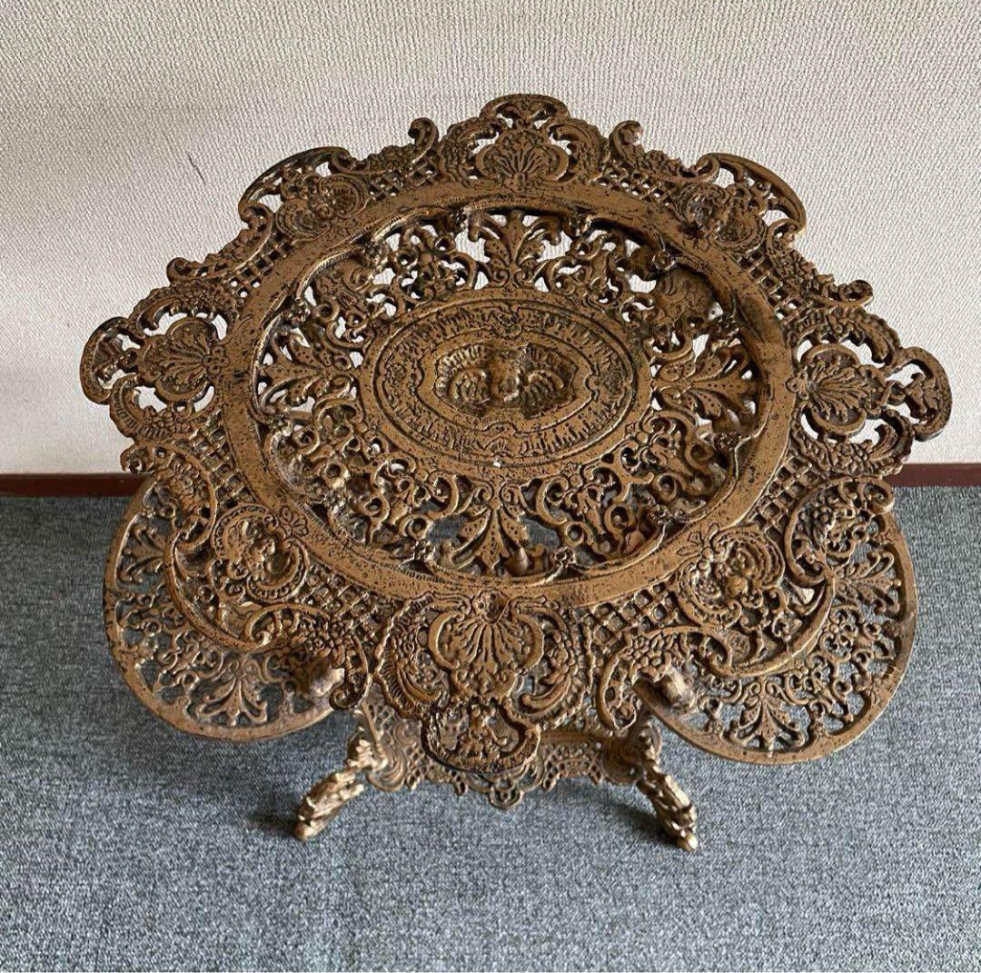 フランスアンティーク 真鍮 フラワースタンド