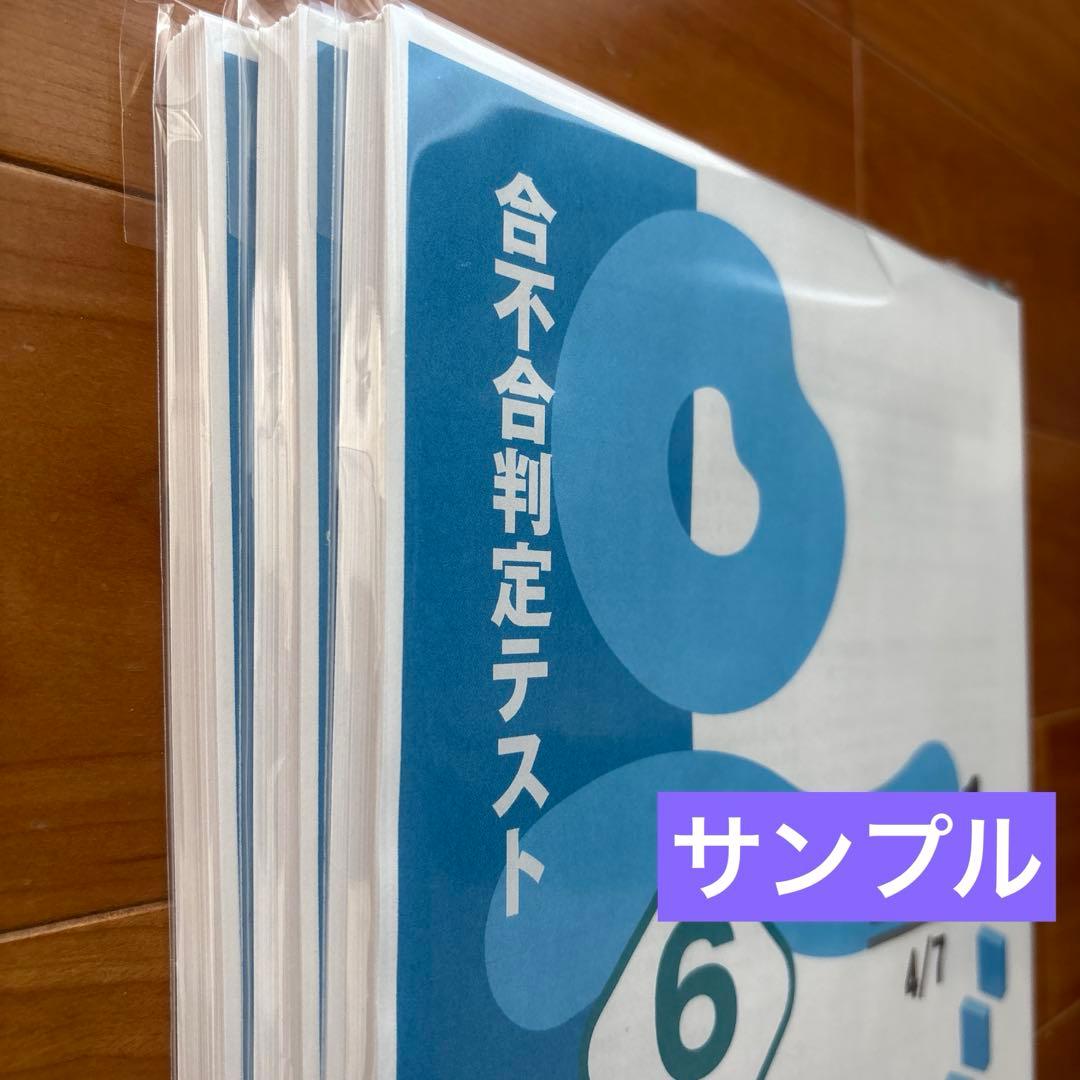 2025年度合不合判定テスト1年度分,結果資料集付き（男子）