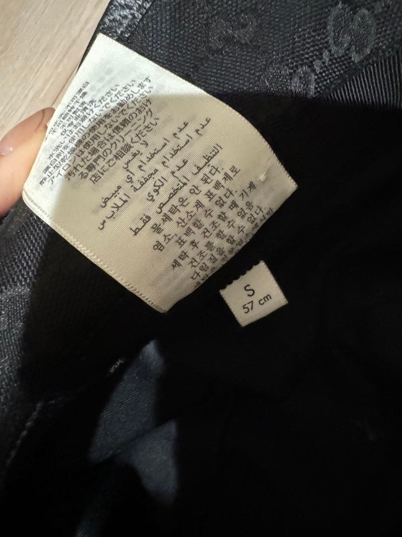 yumi 美品 グッチ フェドラハット GGスプリーム マーモント