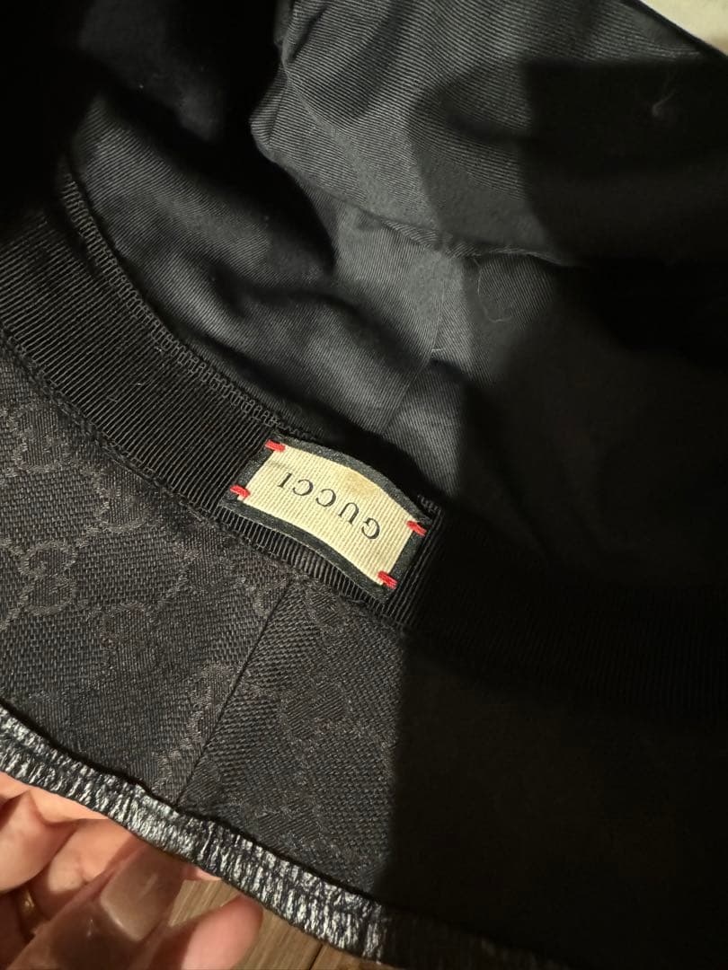 yumi 美品 グッチ フェドラハット GGスプリーム マーモント