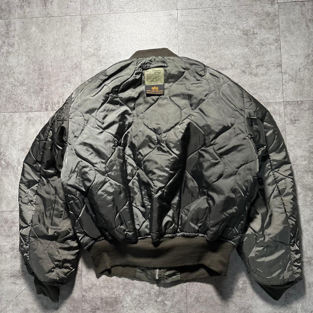 90s USA製　alpha ma-1 flight jacket 短丈　L