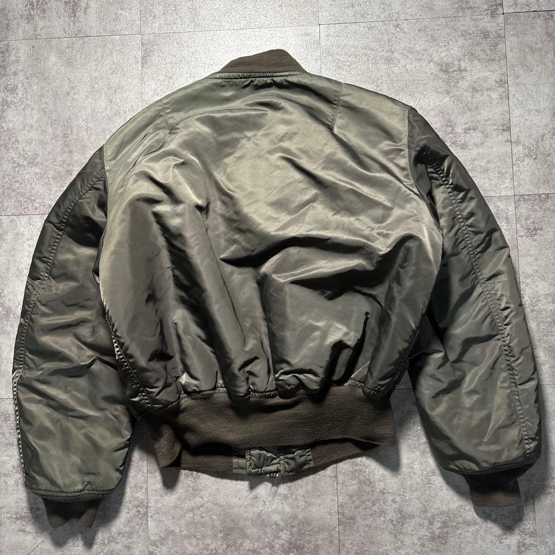 90s USA製　alpha ma-1 flight jacket 短丈　L