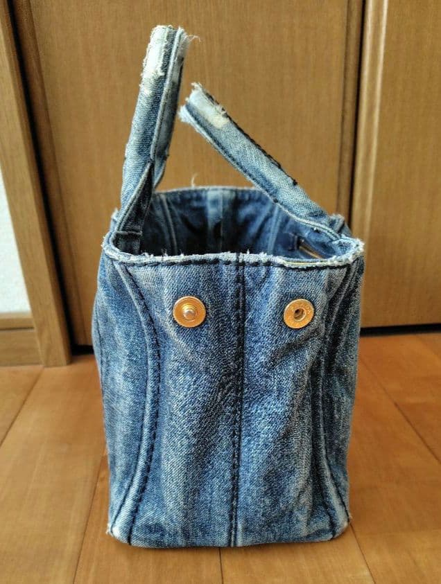 ♥*️様 PRADA　プラダ　 デニム　トートバッグ　カナパ