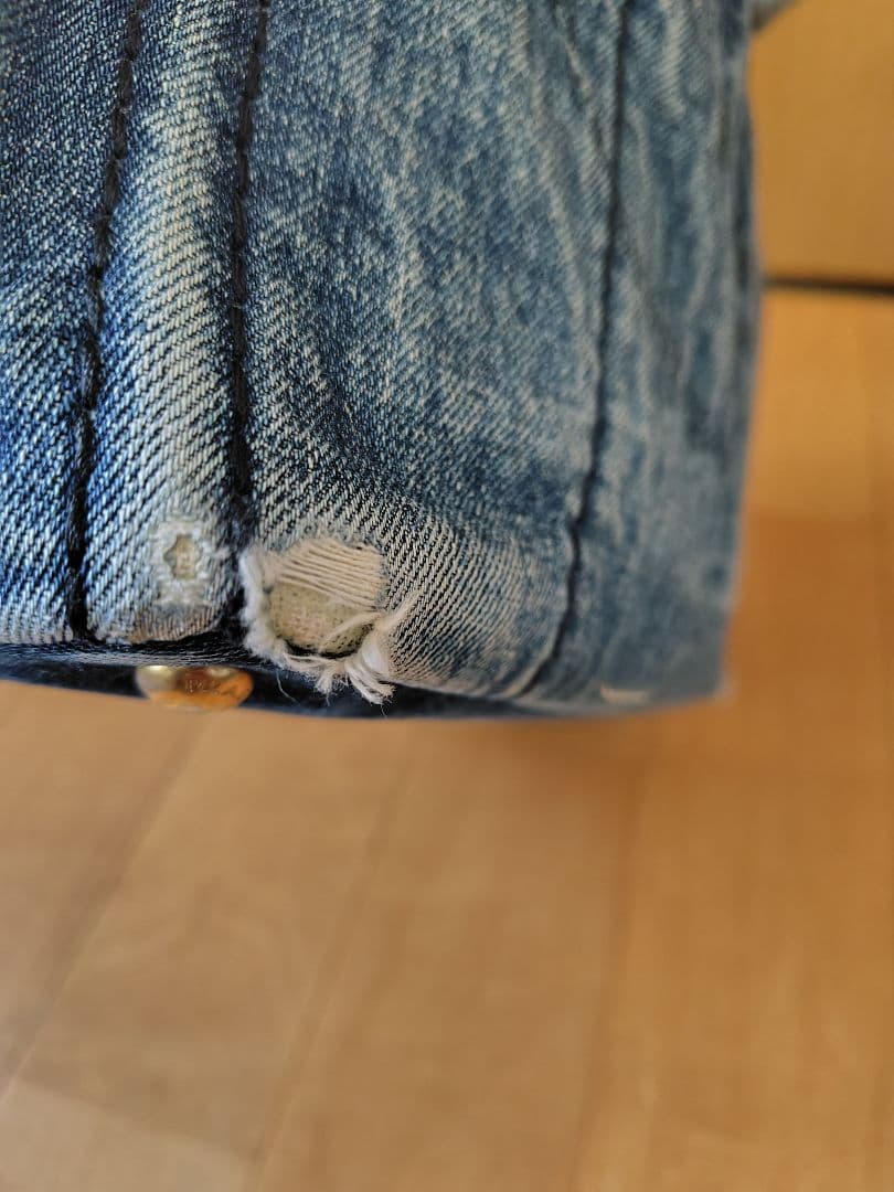 ♥*️様 PRADA　プラダ　 デニム　トートバッグ　カナパ