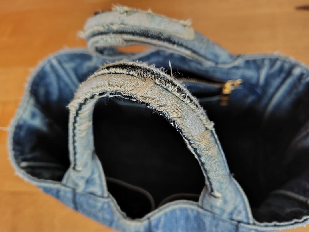 ♥*️様 PRADA　プラダ　 デニム　トートバッグ　カナパ