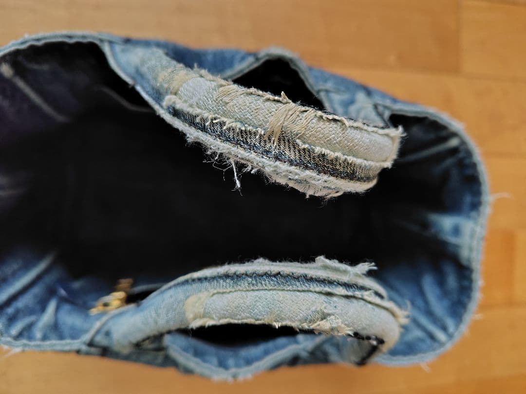 ♥*️様 PRADA　プラダ　 デニム　トートバッグ　カナパ