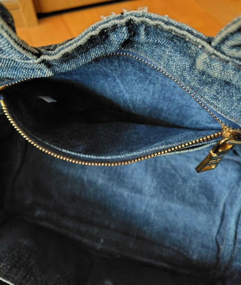 ♥*️様 PRADA　プラダ　 デニム　トートバッグ　カナパ