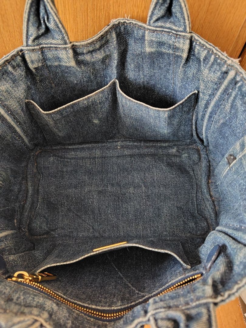 ♥*️様 PRADA　プラダ　 デニム　トートバッグ　カナパ