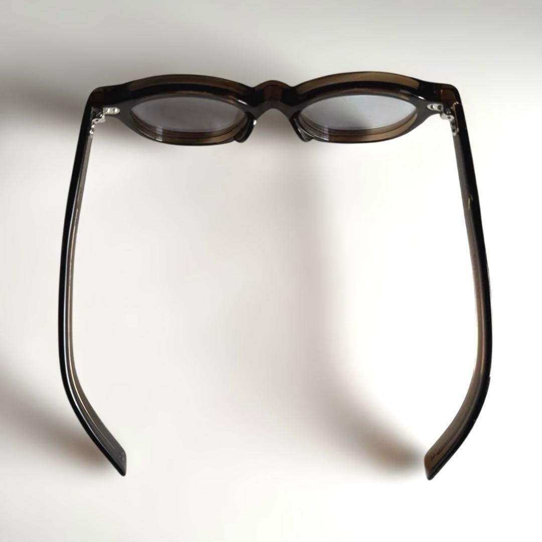 【美品】guepard　サングラス　アセテート　gp10　度なし　ケース付き