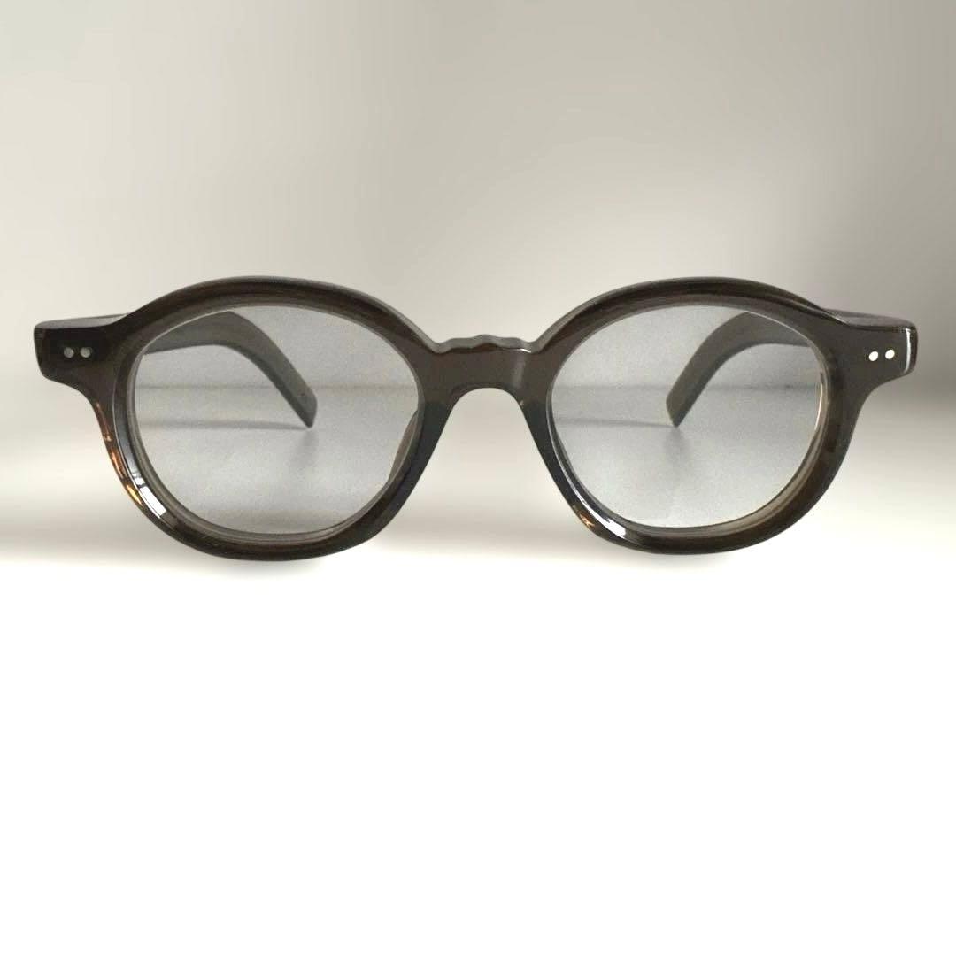 【美品】guepard　サングラス　アセテート　gp10　度なし　ケース付き