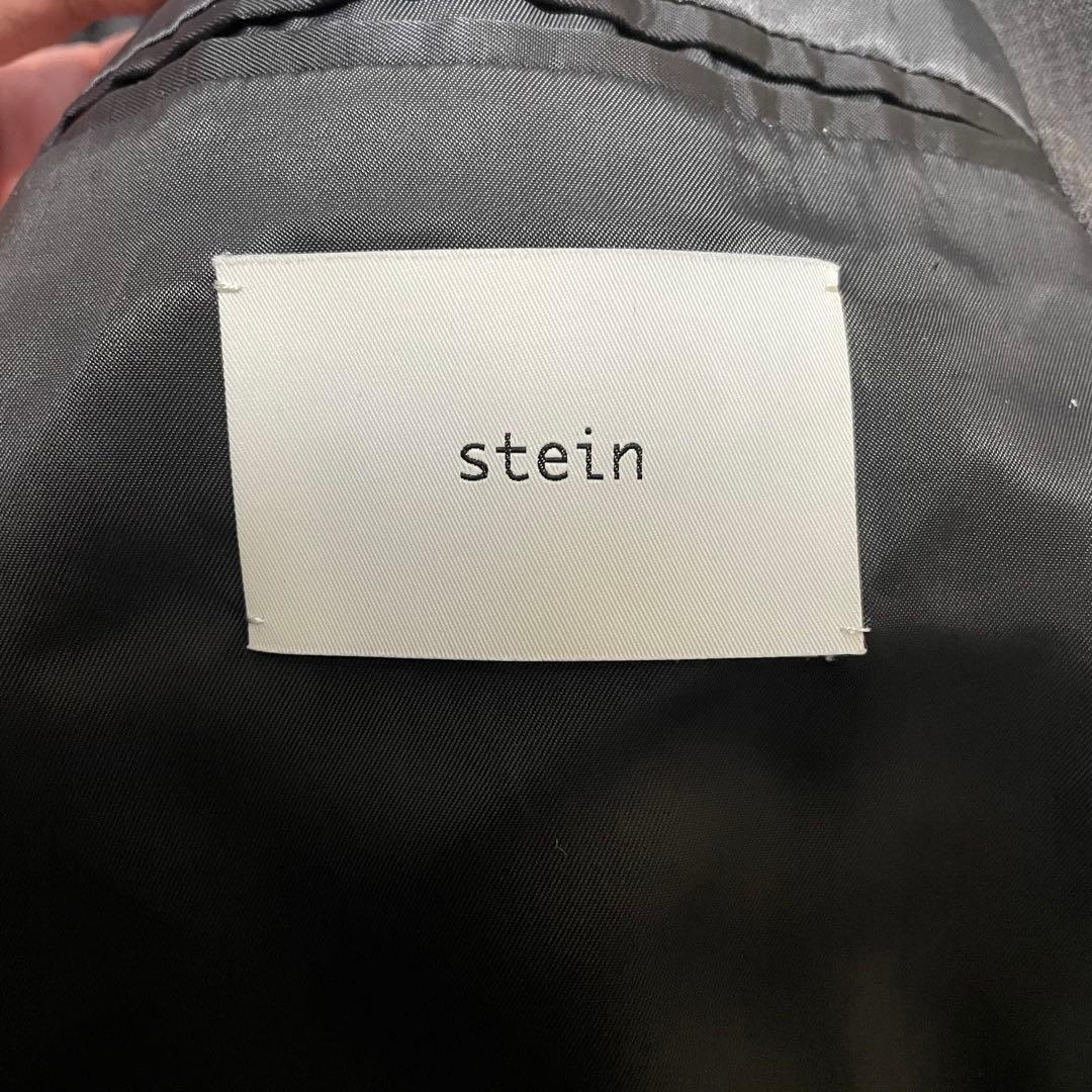【美品】steinシュタイン テーラードジャケットセットアップ Sサイズ グレー