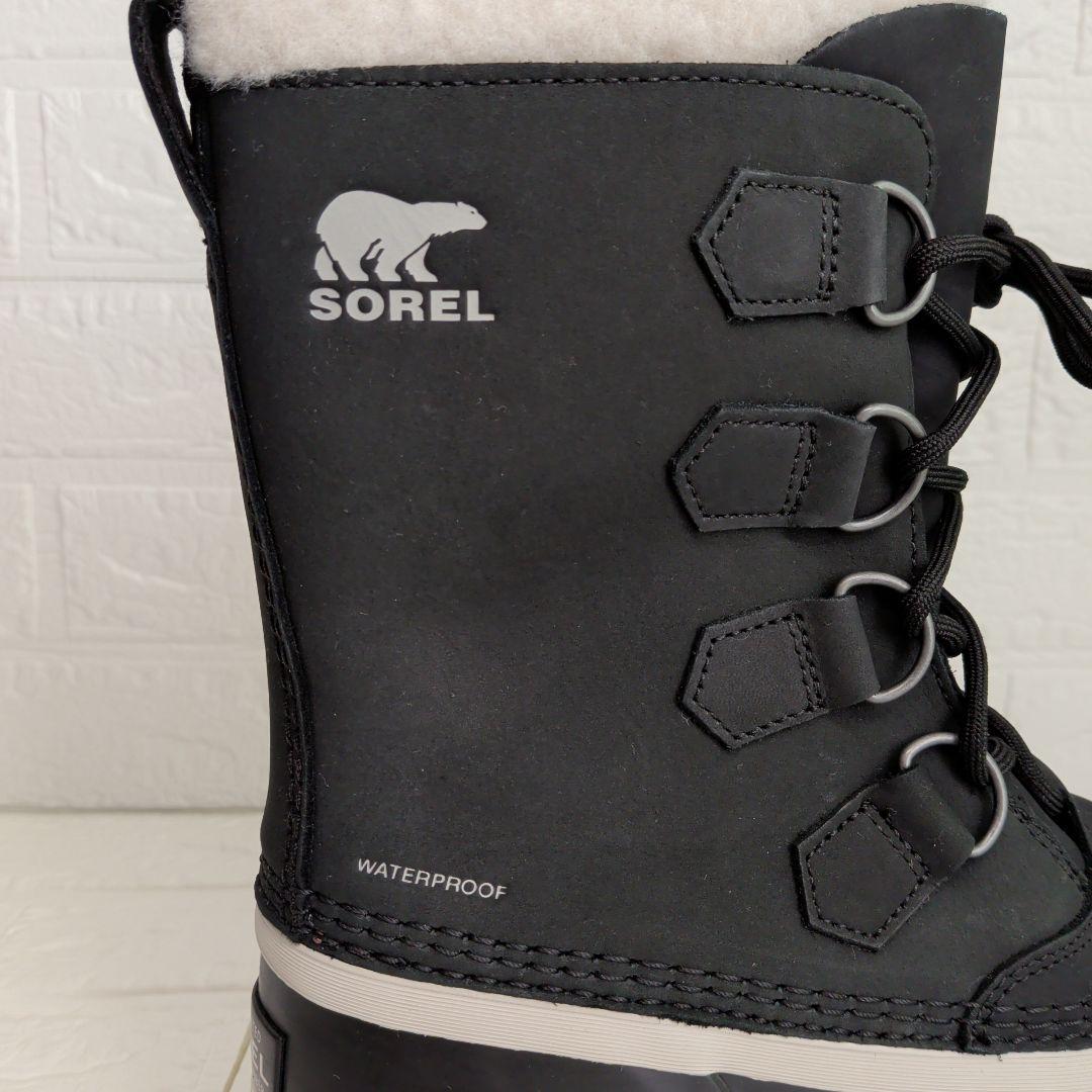 SOREL ソレル Caribou スノーブーツ レディース 黒 24cm