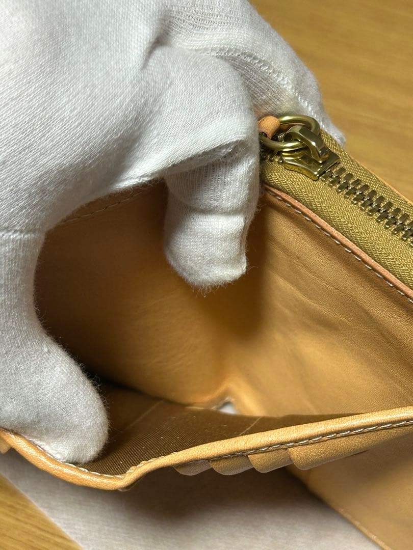 IL BISONTE 二つ折り財布 ナチュラルレザー