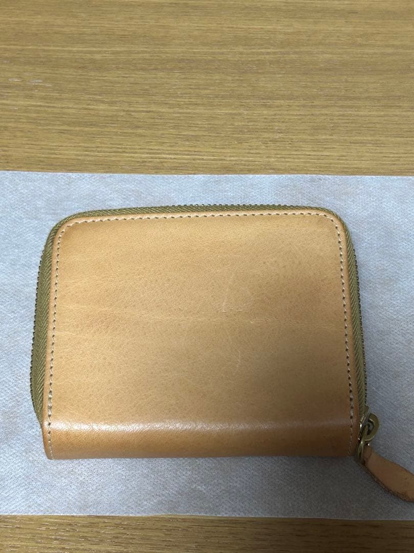 IL BISONTE 二つ折り財布 ナチュラルレザー