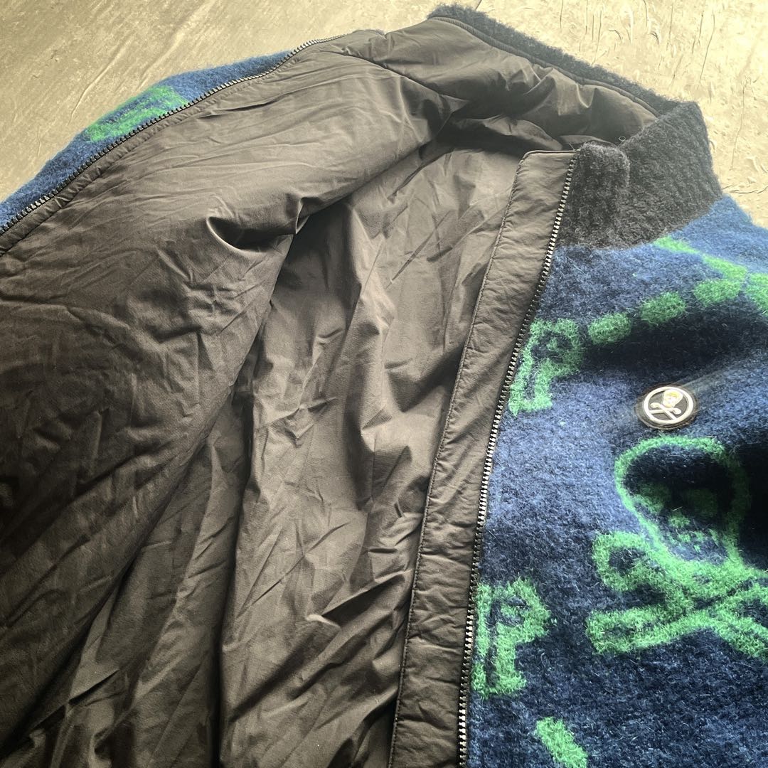 木村拓哉着　希少サイズ50 MARK&LONA 最高級　モヘヤ　スカルジャケット