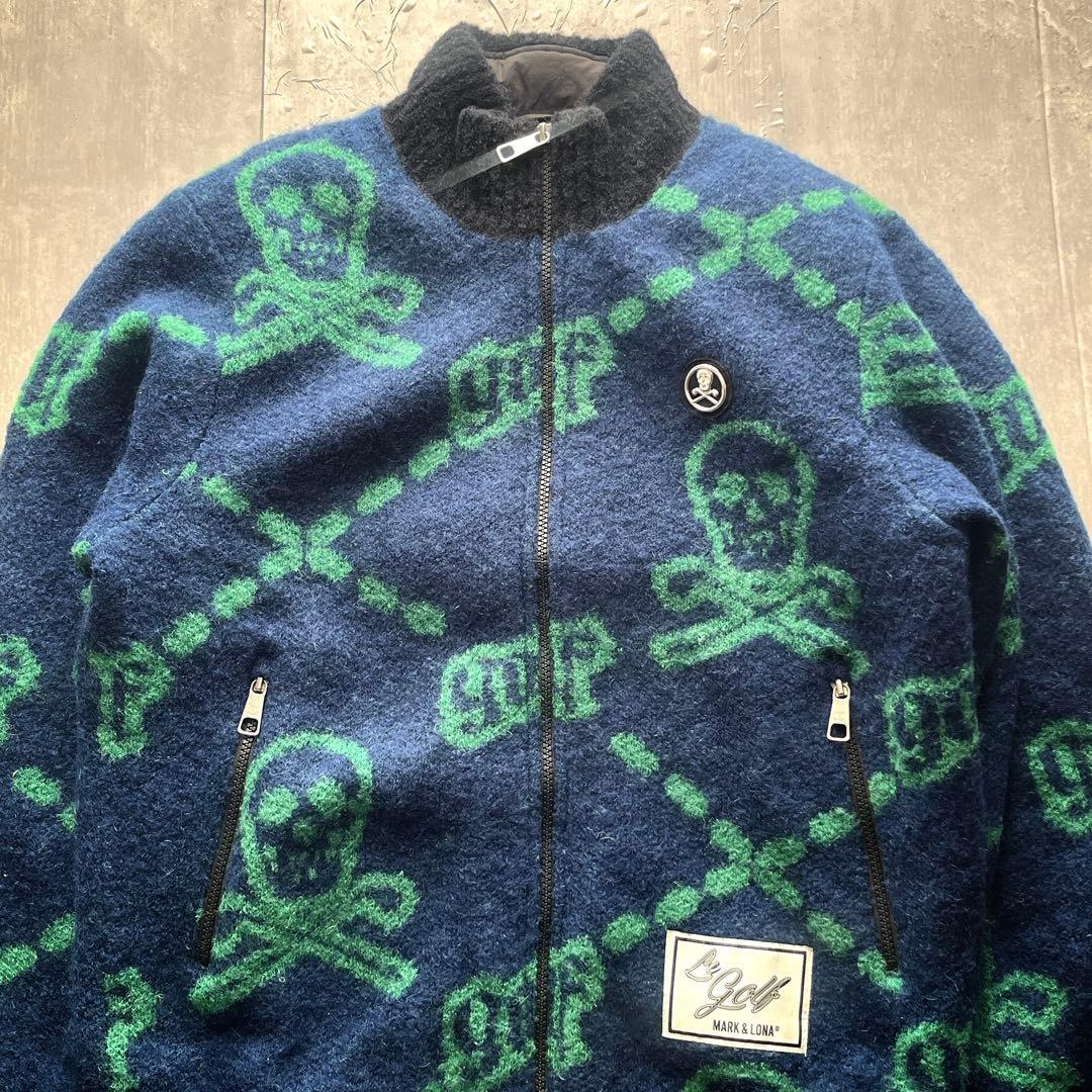木村拓哉着　希少サイズ50 MARK&LONA 最高級　モヘヤ　スカルジャケット