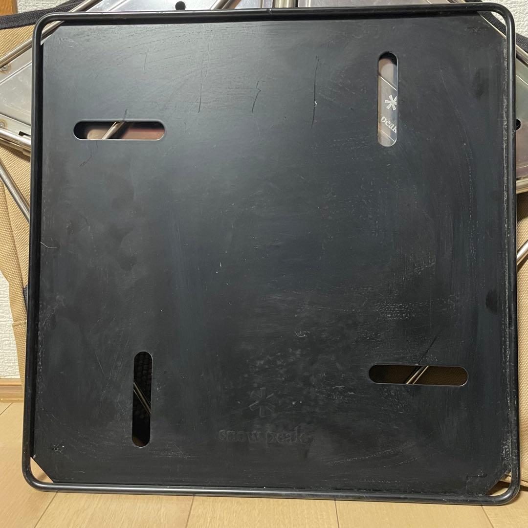 【美品】スノーピーク　焚き火台Mスターターセット　グリルブリッジ付