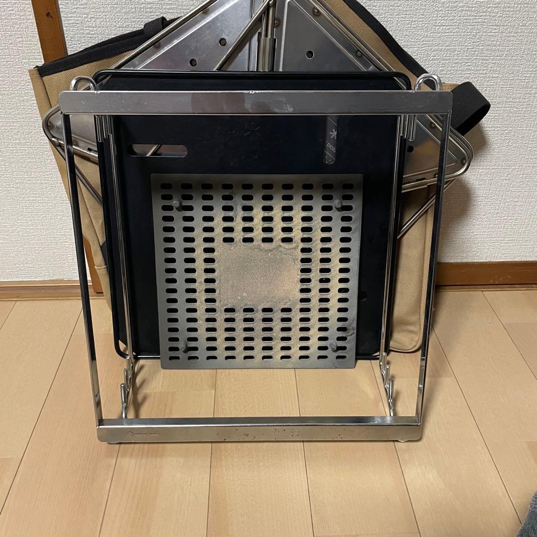 【美品】スノーピーク　焚き火台Mスターターセット　グリルブリッジ付