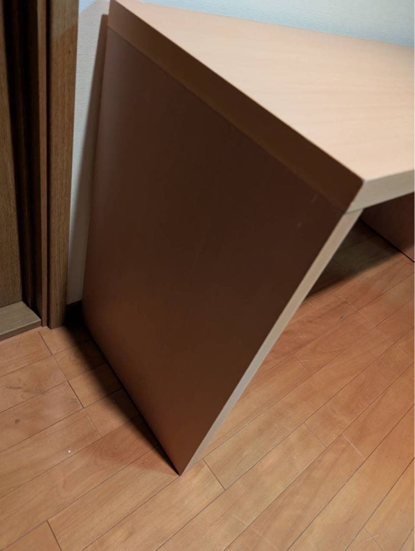 【送料込】無印良品 MUJI ブナ材 長机 作業机 事務机 天然木