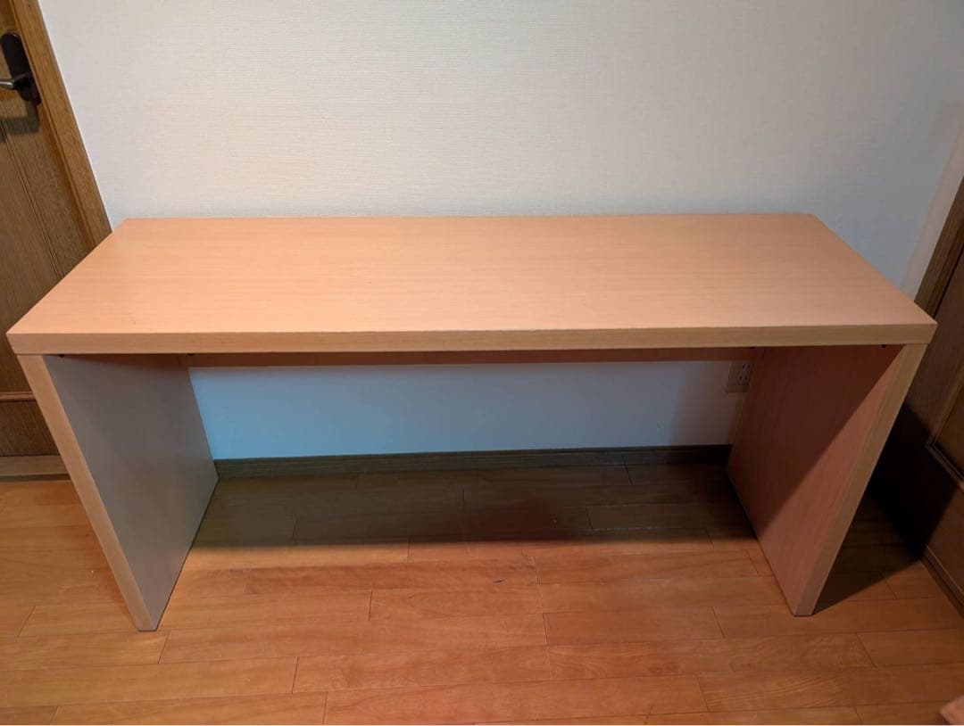 【送料込】無印良品 MUJI ブナ材 長机 作業机 事務机 天然木