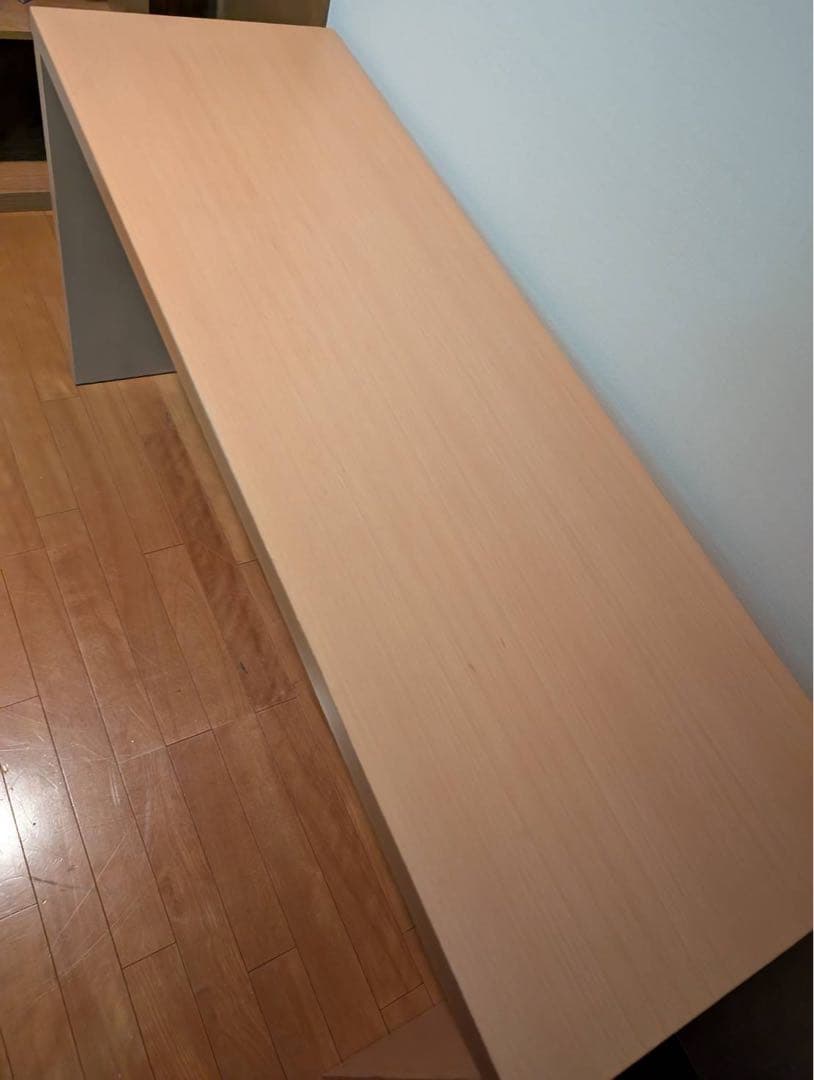 【送料込】無印良品 MUJI ブナ材 長机 作業机 事務机 天然木