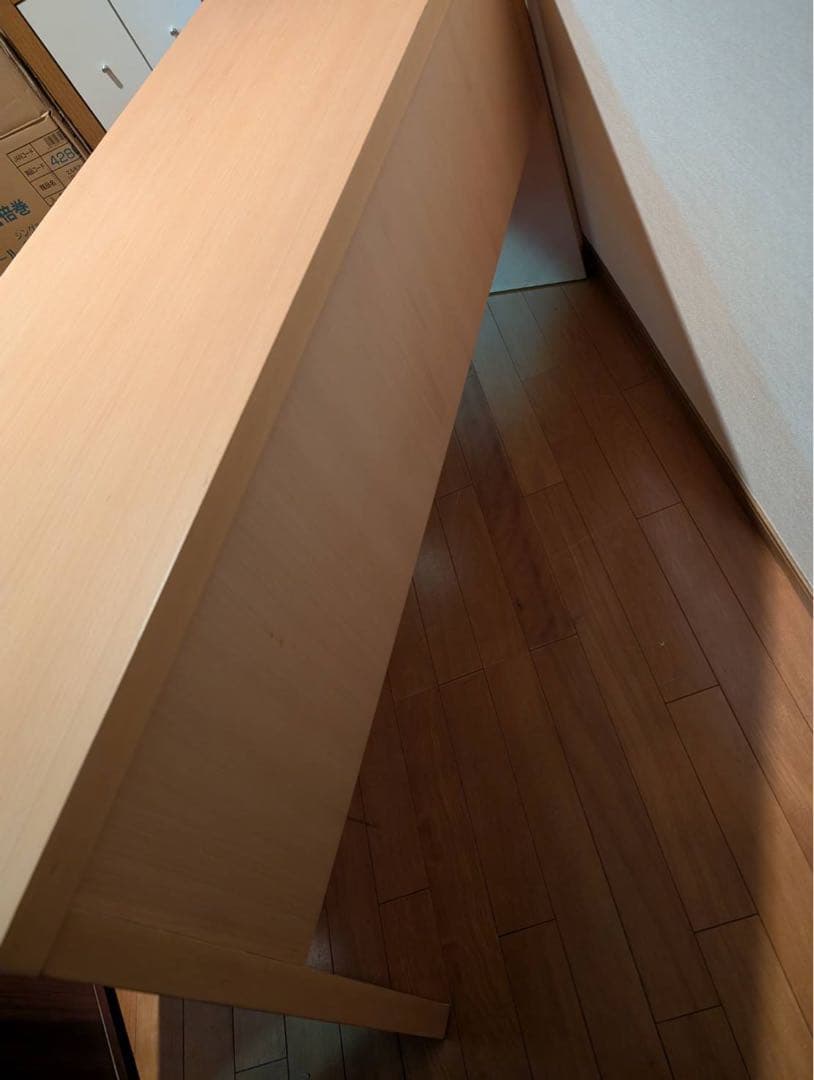 【送料込】無印良品 MUJI ブナ材 長机 作業机 事務机 天然木