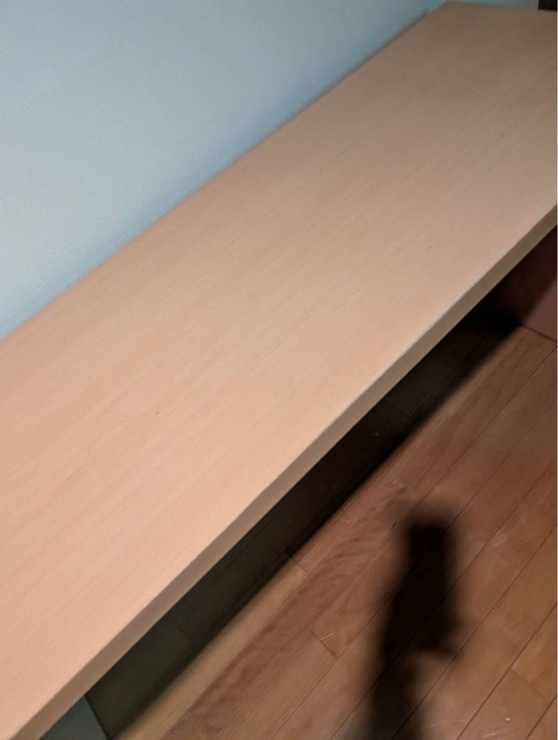 【送料込】無印良品 MUJI ブナ材 長机 作業机 事務机 天然木