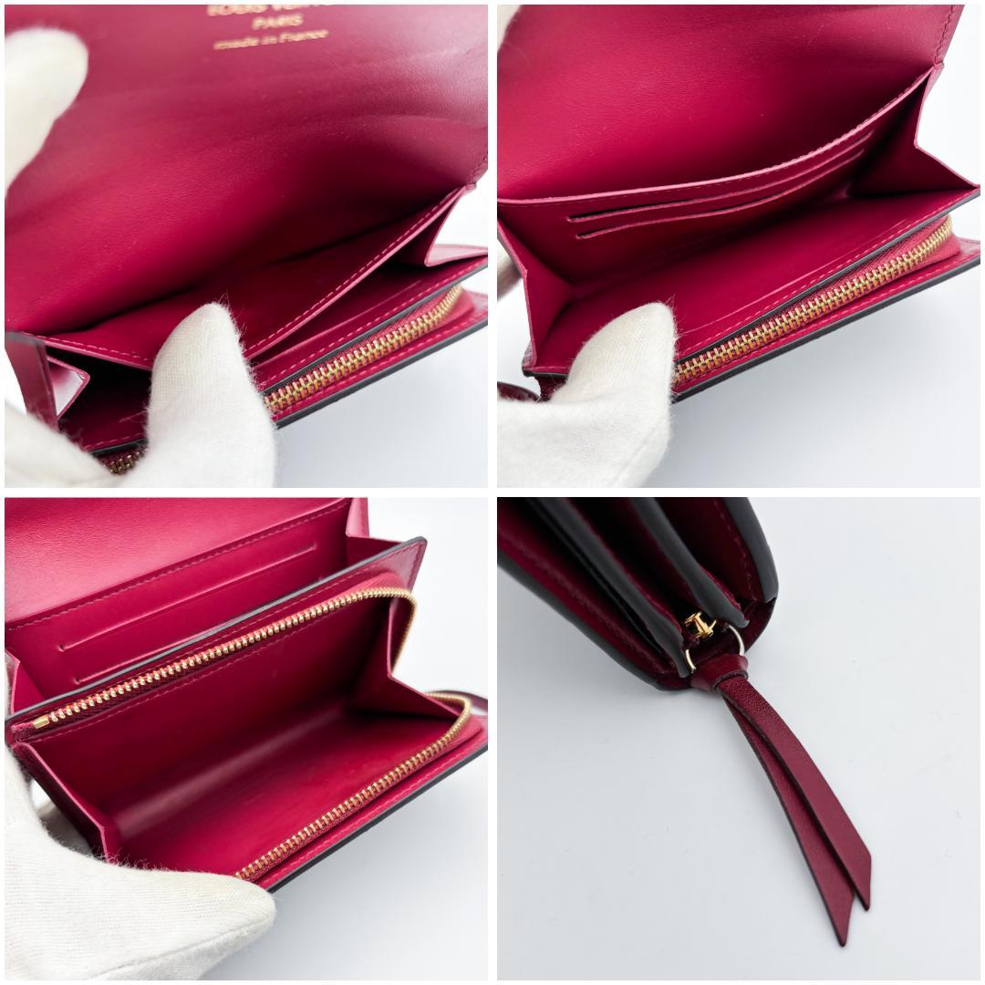 みぃ ルイヴィトン ポルトフォイユ フロール コンパクトフューシャ