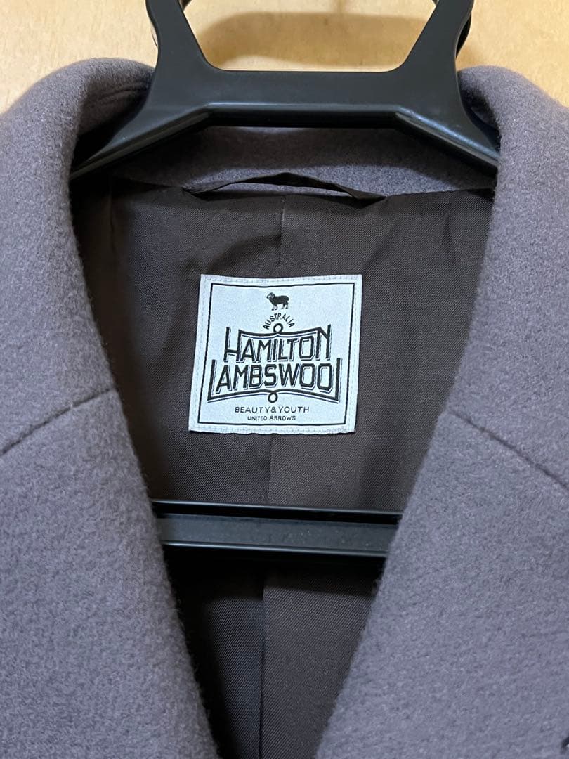 BEAUTY&YOUTH HAMILTON WOOL MIX ロングPコート