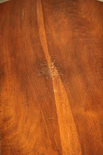 古い小ぶりな折り畳み丸テーブル　ちゃぶ台　古家具　古民家　古道具