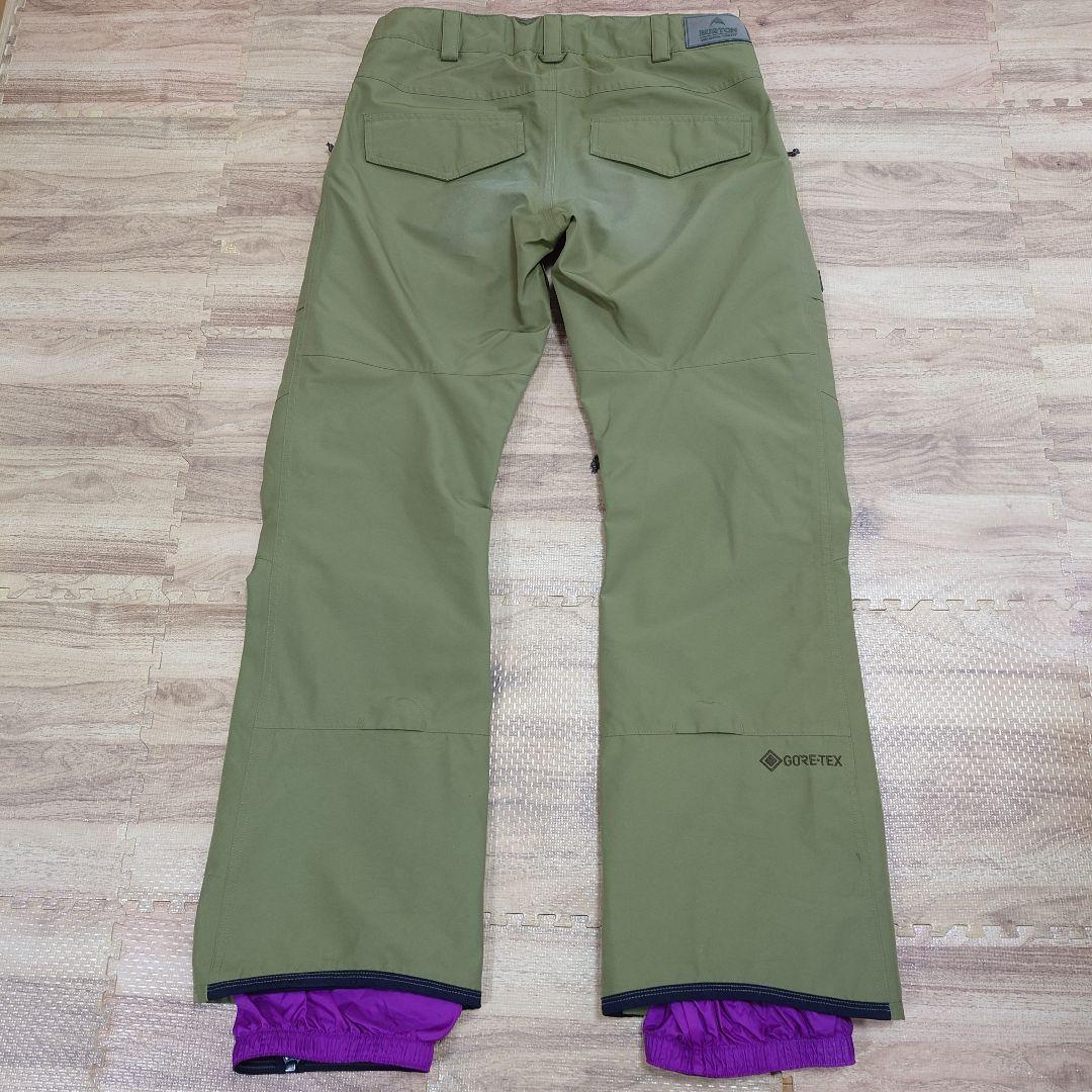 BURTON ゴアテックス パンツ Mサイズ メンズ カーキ スノーボード