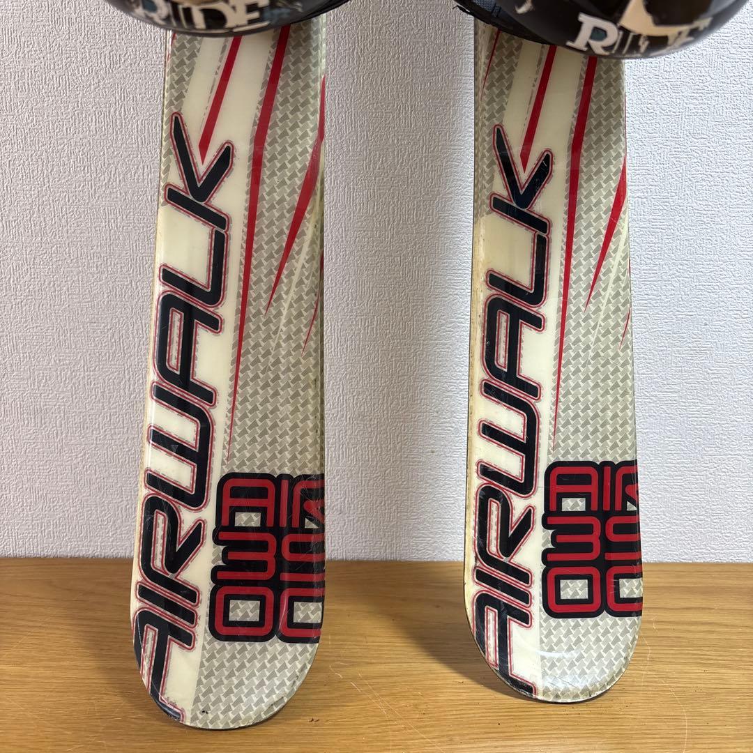 99cm スキー板　RIDE スノーボードビンディング　　ショートスキー