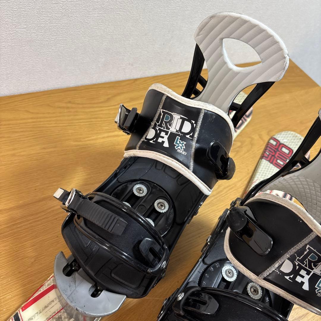 99cm スキー板　RIDE スノーボードビンディング　　ショートスキー