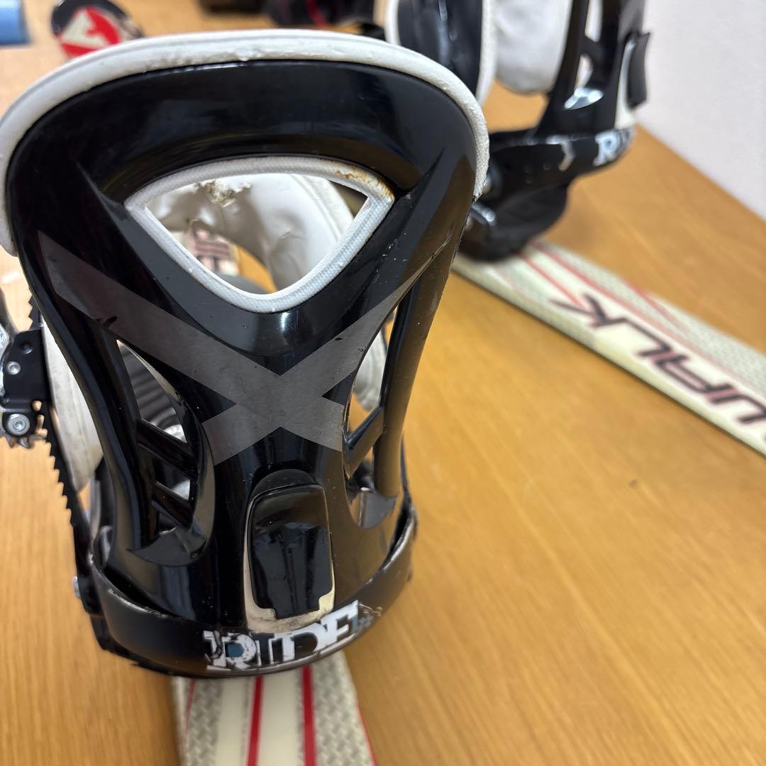 99cm スキー板　RIDE スノーボードビンディング　　ショートスキー
