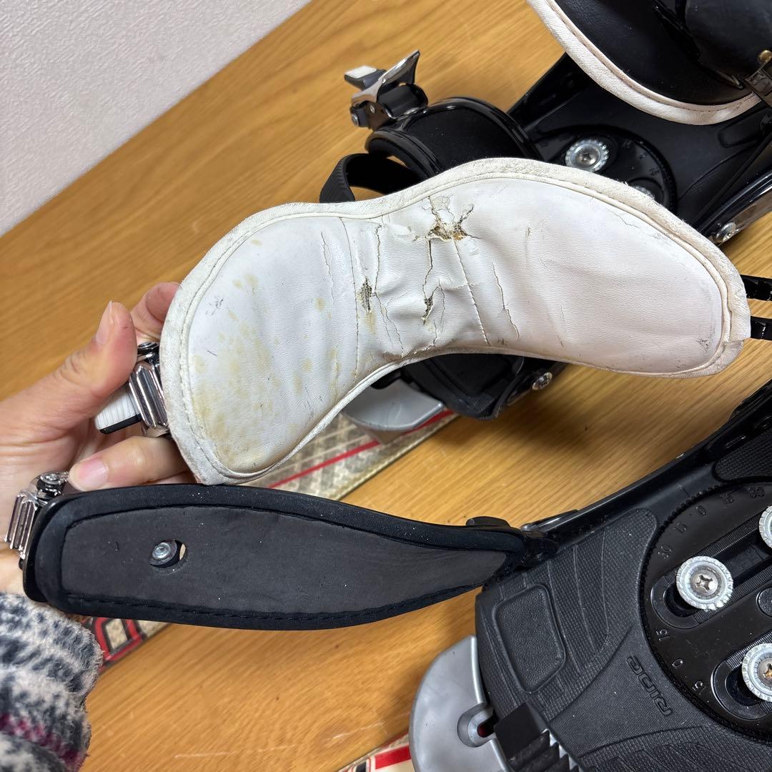 99cm スキー板　RIDE スノーボードビンディング　　ショートスキー