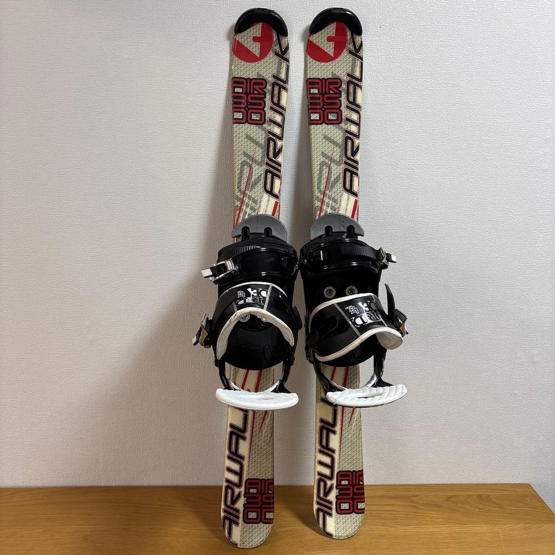 99cm スキー板　RIDE スノーボードビンディング　　ショートスキー