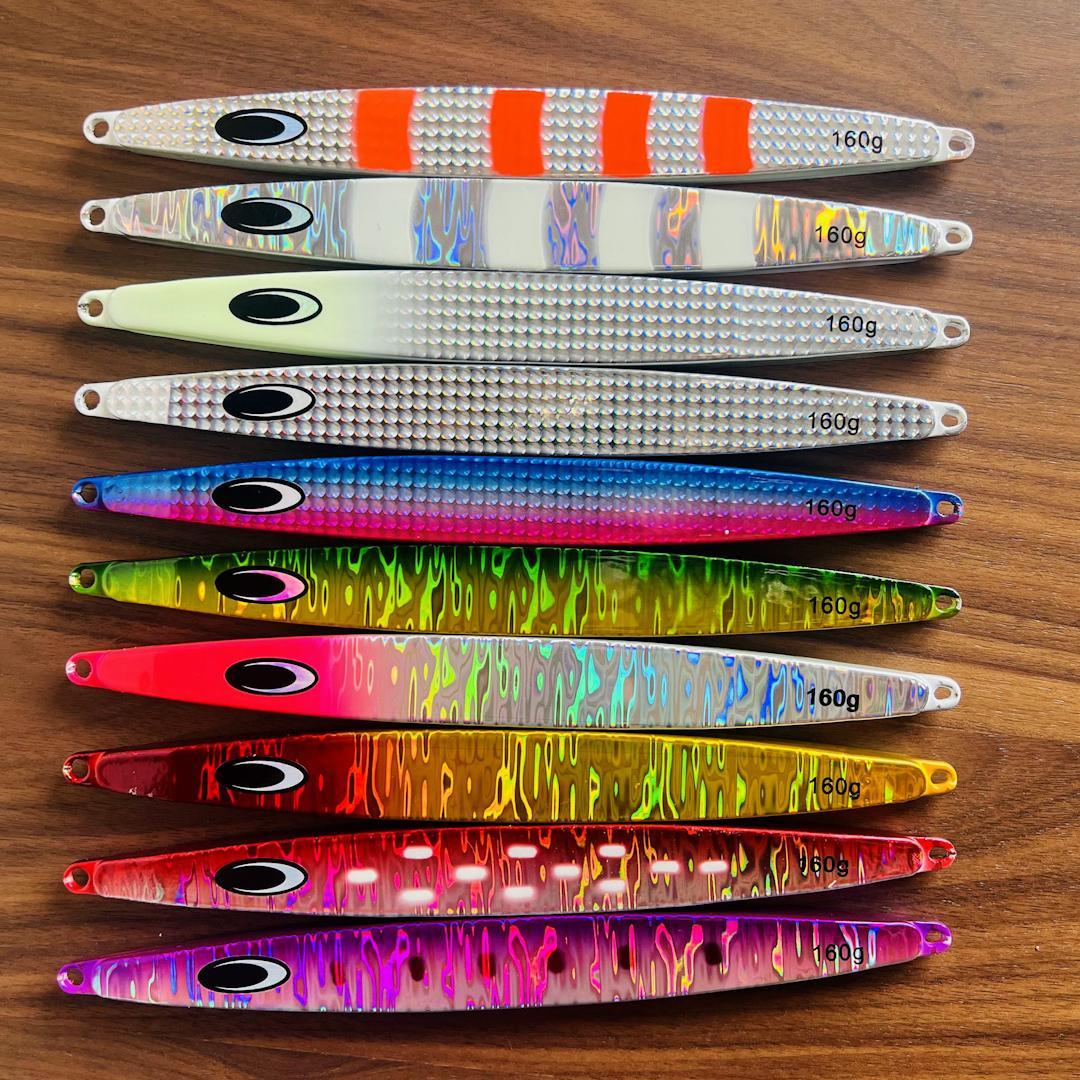 鉄ジグ 160g　5本セット　オフショア　ジギング 人気10色　その他同梱OK