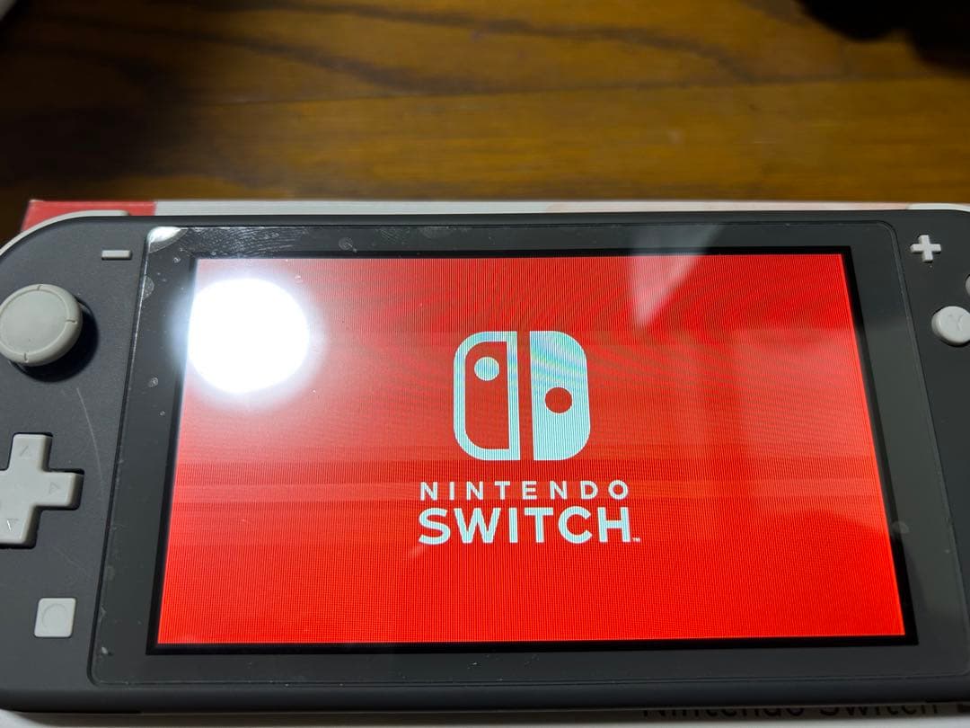 【ジャンク品】Nintendo Switch Lite グレー 本体　箱付
