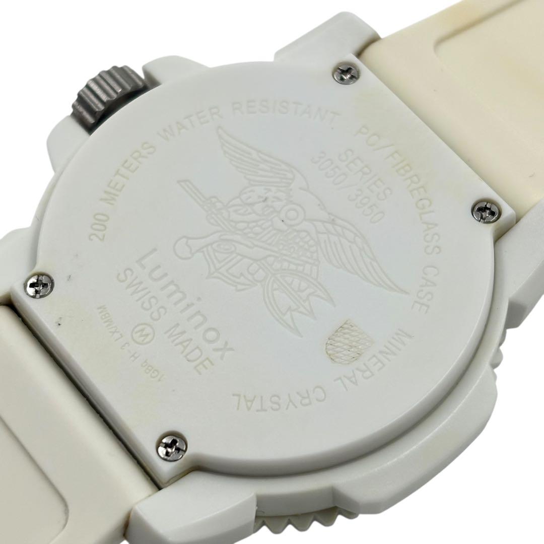 ルミノックス 腕時計 ネイビーシールズ ホワイトアウト 3050 稼動 ダイバー