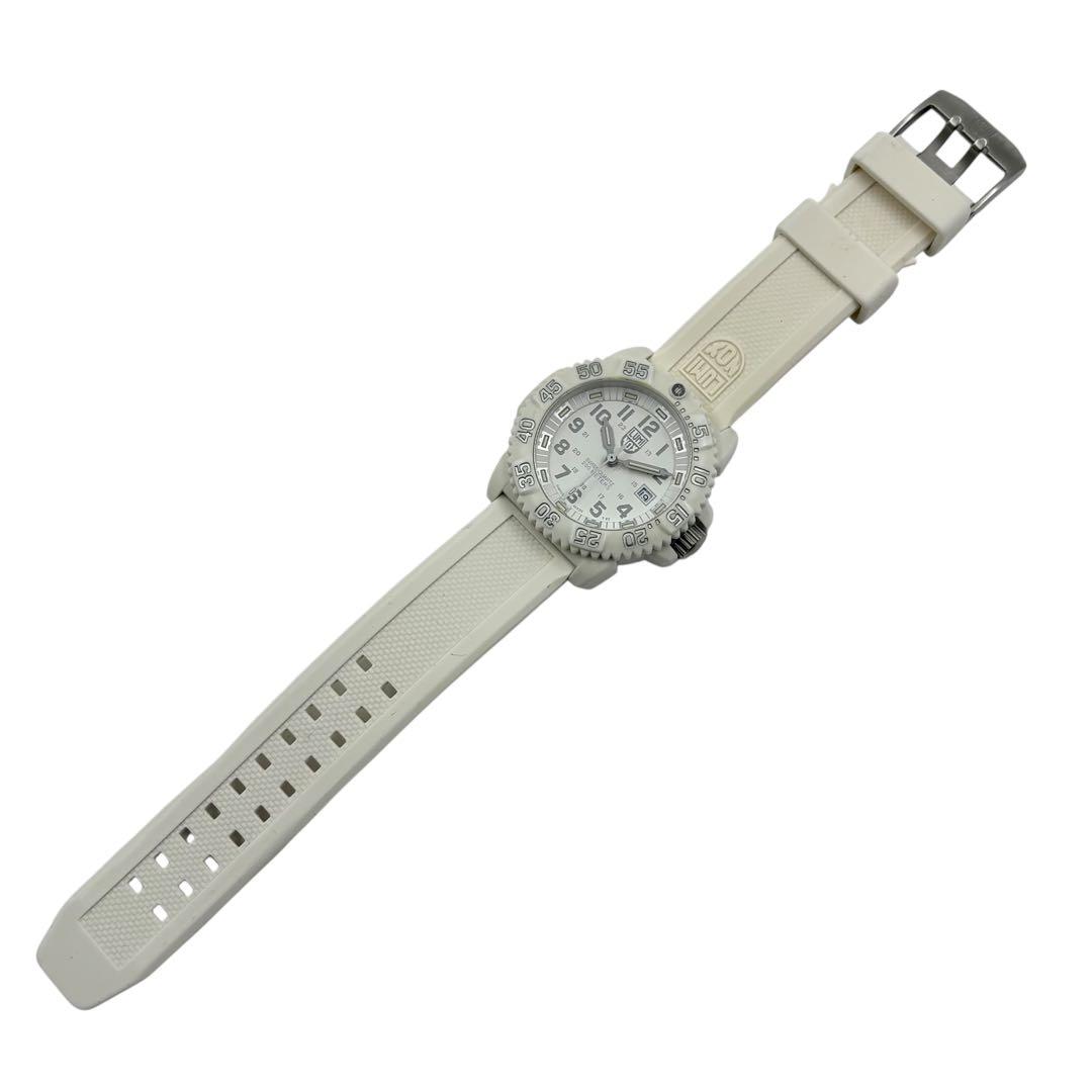 ルミノックス 腕時計 ネイビーシールズ ホワイトアウト 3050 稼動 ダイバー